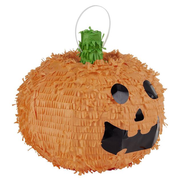 Pi&ntilde;ata citrouille orange 50xH30cm