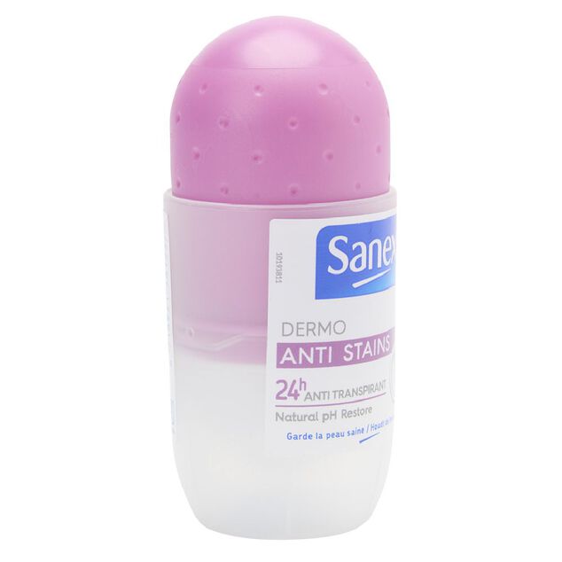 Déodorant roll-on dermo invisible Sanex 55 ml