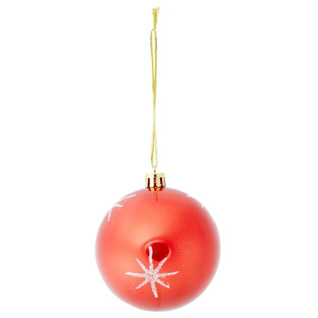 Boule de Noël motif étincelle Ø8cm (3 modèles)