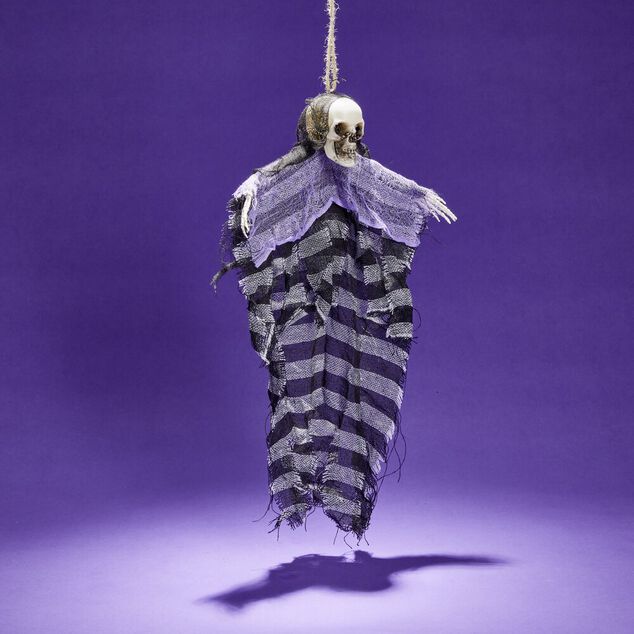 Squelette &agrave; suspendre Halloween goule 29xH46cm