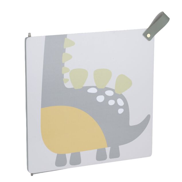 Porte x3 pour Box Cube 32x32cm motif animal bois (2 mod&egrave;les girafe ou panda)