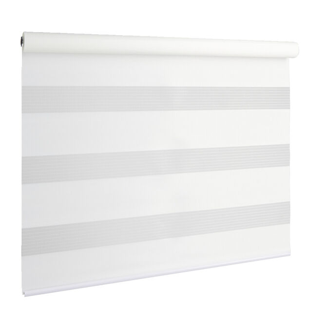 Store enrouleur avec ou sans per&ccedil;age jour nuit blanc 60x160cm