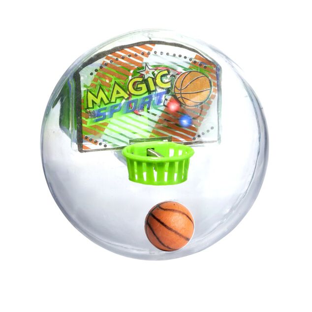 Mini capsule Magic Sport jeu de basket miniature &Oslash;7,5cm (2 mod&egrave;les)