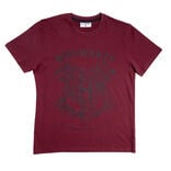 T-shirt Harry Potter Hogwarts coton rouge bordeaux