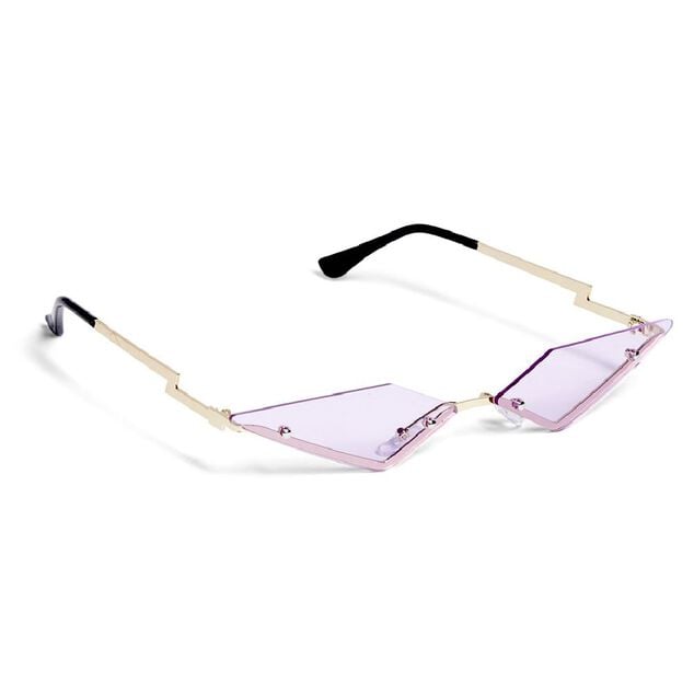 Lunettes fantaisie adulte rose transparent