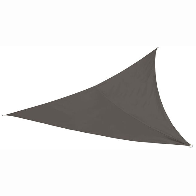 Voile d&rsquo;ombrage triangulaire Delta gris 300x300 cm