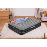 Matelas gonflable 2 places avec gonleur int&eacute;gr&eacute; 203x152x&Eacute;p46cm