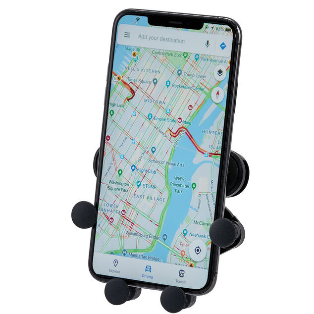 Support t&eacute;l&eacute;phone boules en silicone pour voiture