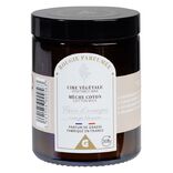 Bougie vintage orange dans verre senteur figues Ø7xH8cm