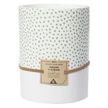 Bougie parfumée verte senteur cèdre du Liban 60H