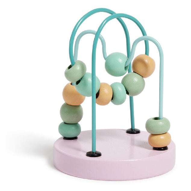 Labyrinthe éveil perles en bois