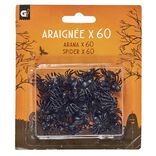 Mini araign&eacute;e d&eacute;coration Halloween x60
