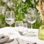 Verre &agrave; pied x6 transparent 29,5cl