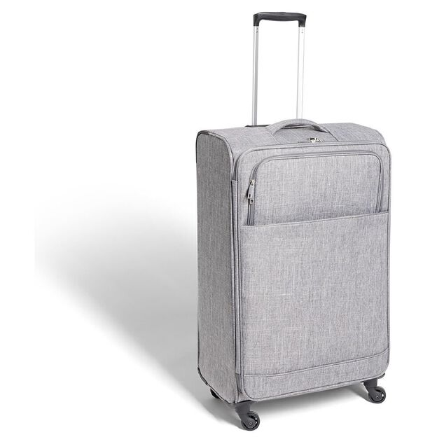 Valise souple 73L polyester gris