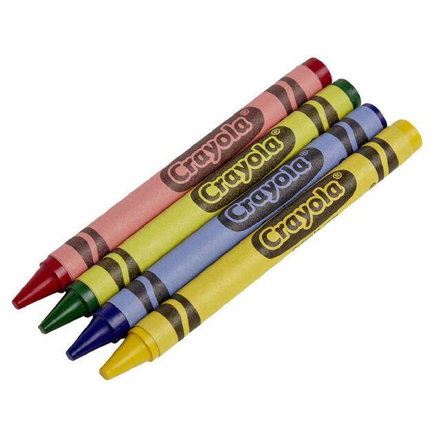 Crayon de cire Crayola x4