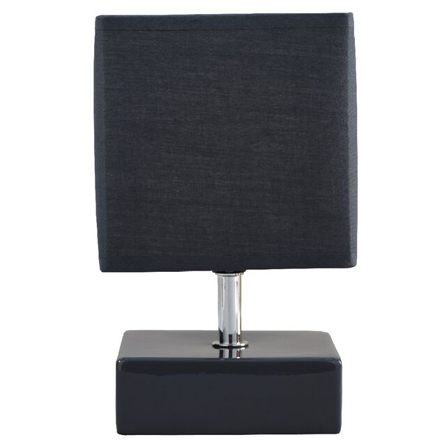 Lampe carr&eacute;e grise