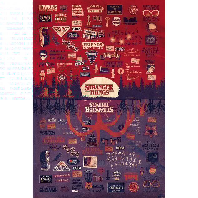 Poster Stranger Things - The Upside Down