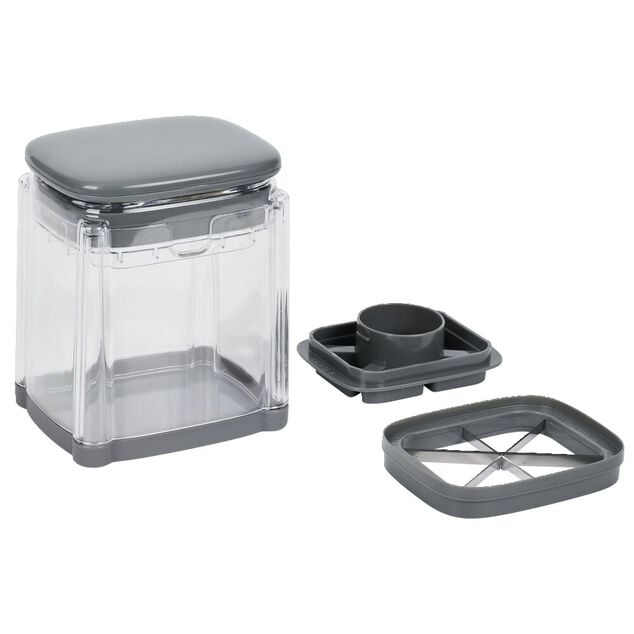 Ustensile d&eacute;coupe aliment 2 lames interchangeables