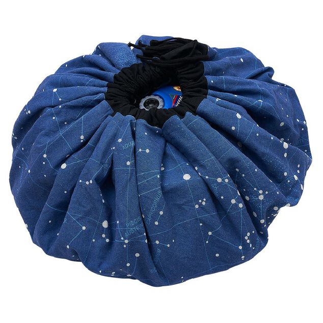 Tapis enfant 2 en 1 : tapis de jeu double face et sac de rangement