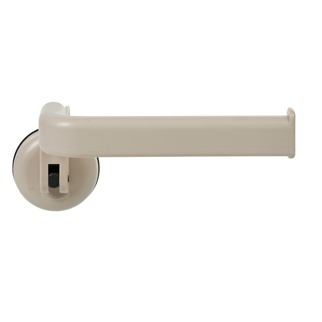 Porte papier toilette &agrave; ventouse gris