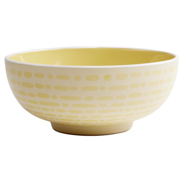 Saladier faïence à motifs Ø20xH8,5cm