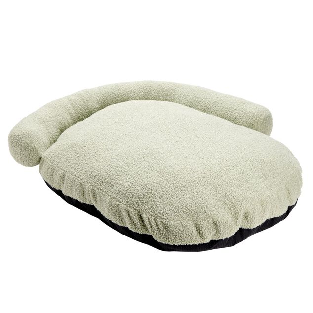 Couchage animal XL tissu doux avec repose t&ecirc;te et anti d&eacute;rapant 70x90cm