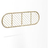 T&ecirc;te de lit &agrave; suspendre Malang rotin naturel - L160xP3xH50 cm