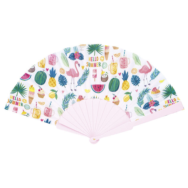 &Eacute;ventail en polyester imprim&eacute; - 3 mod&egrave;les