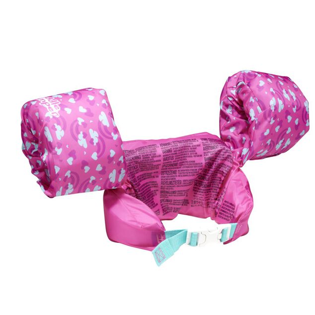 Gilet natation enfant brassards int&eacute;gr&eacute;s Puddle Jumper motif licorne rose 2-6ans