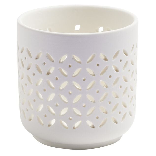 Photophore rond c&eacute;ramique