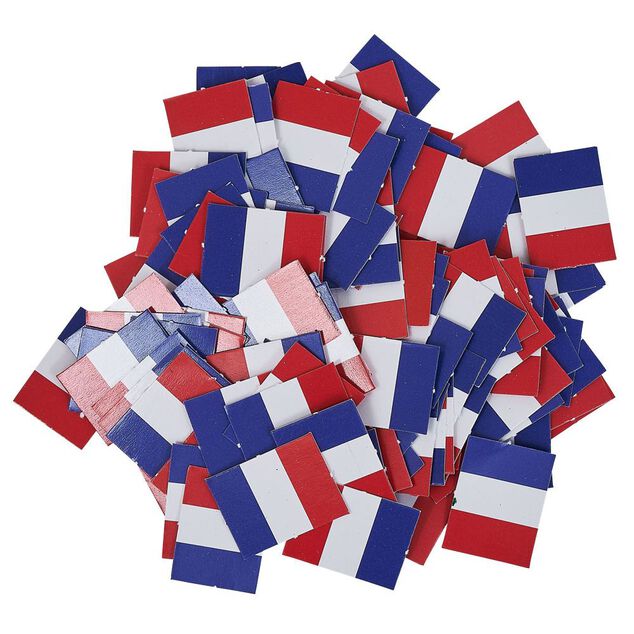 D&eacute;coration f&ecirc;te de rugby bleu blanc rouge