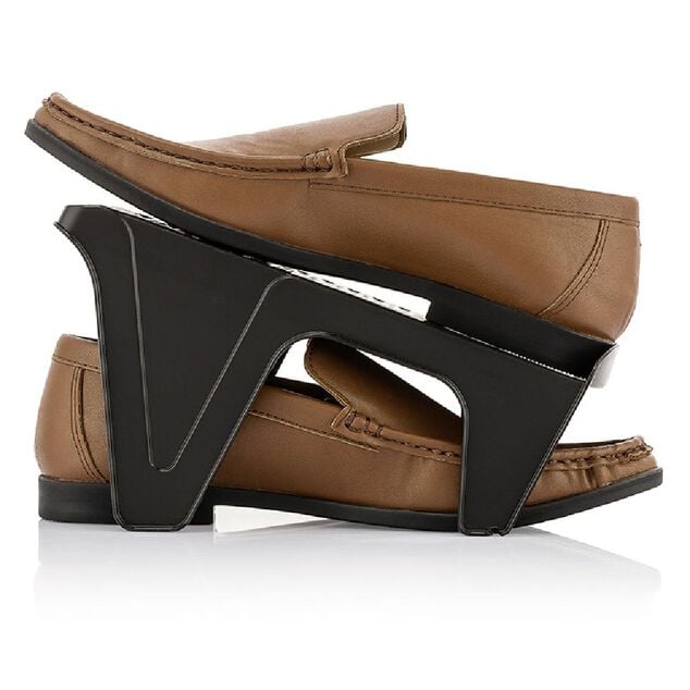 Support de rangement pour chaussures plastique noir