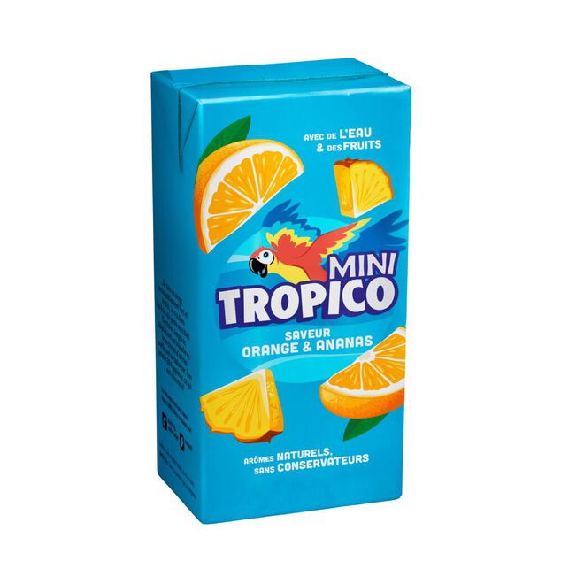 Boisson Tropico orange ananas Pack de 6 briques 20cl