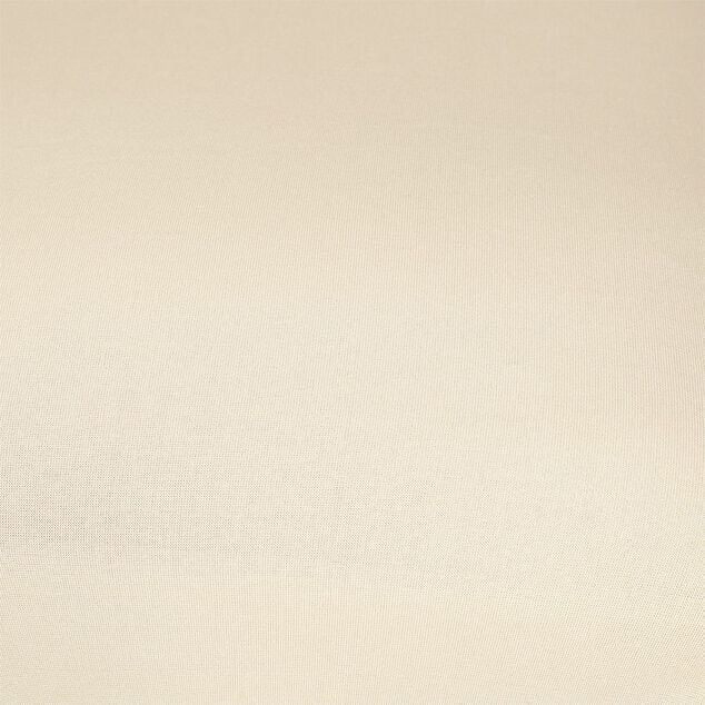 Housse de chaise microfibre extensible beige 40x40xH45cm