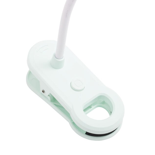 Lampe de lecture flexible &agrave; clip en m&eacute;tal LED USB 10x8xH31,5cm (4 mod&egrave;les)