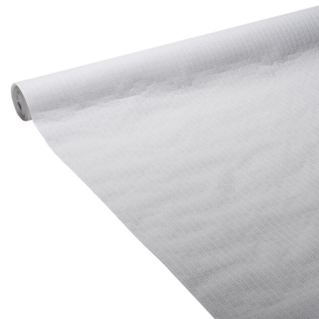 Nappe gauffr&eacute;e blanche en papier 20 m