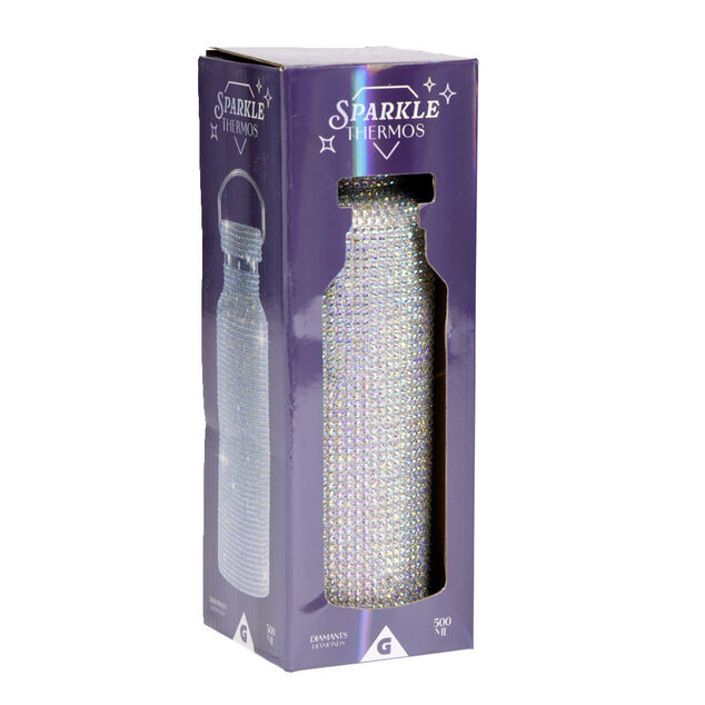 Bouteille isotherme strass inox 500ml
