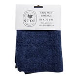 Coupon tissu coton 50x70cm bleu marine