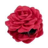 Pince &agrave; cheveux fleur cam&eacute;lia &Oslash;9cm (2 mod&egrave;les rouge ou &eacute;cru)