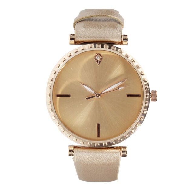 Montre femme cadran rond strass (2 mod&egrave;les)