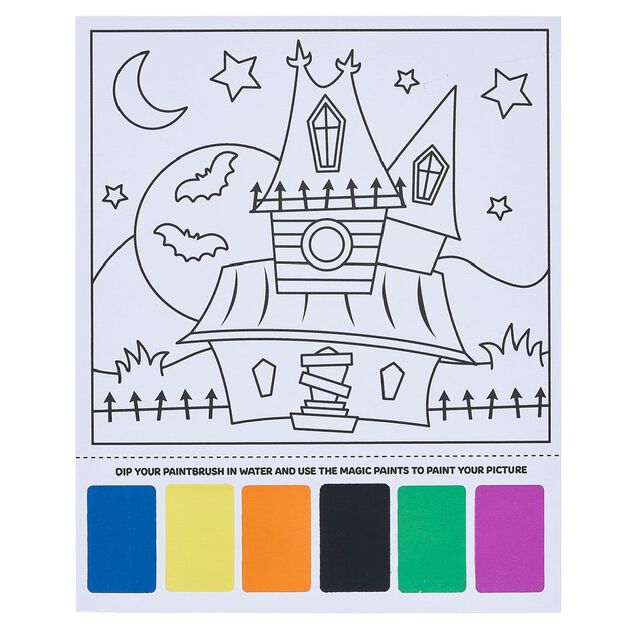 Peinture magique motif Halloween