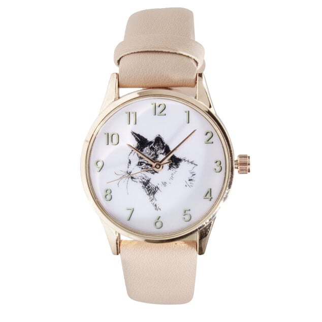 Montre enfant unisexe en acier et bracelet simili &Oslash;3,5xL23cm (2 mod&egrave;les)