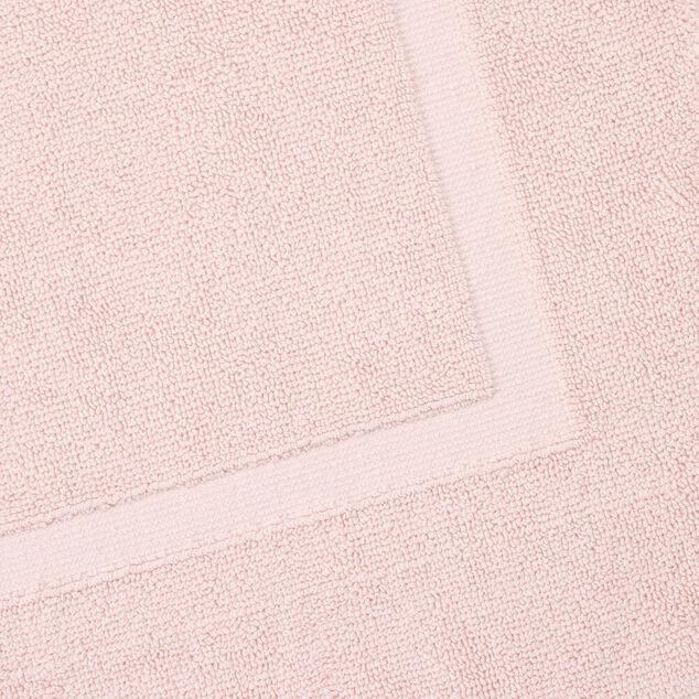 Tapis de bain coton rose 50x80cm