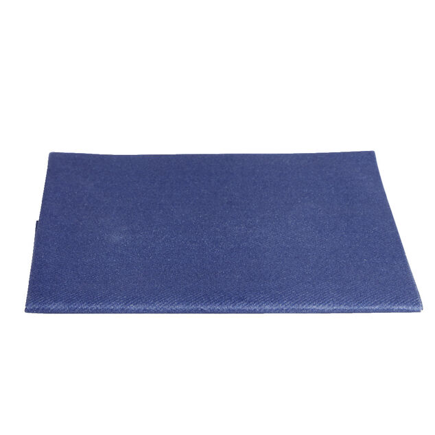 Lot de 12 serviettes intissées bleues 20x20cm