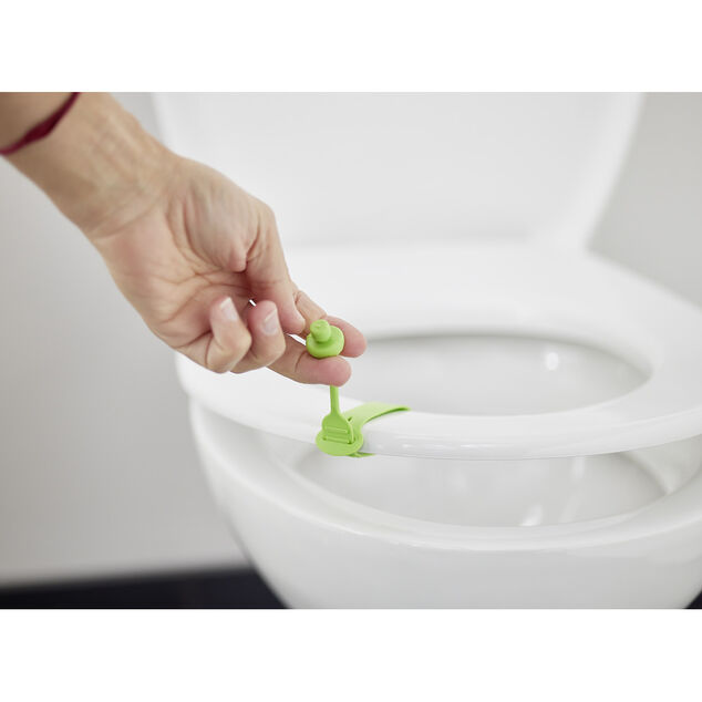 Lève couvercle de toilette en silicone L24cm (4 modèles)
