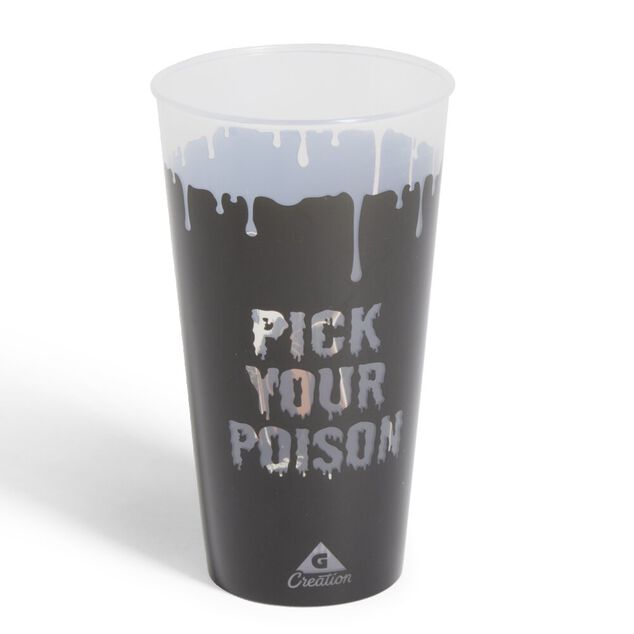 Gobelet plastique Vilains Disney &Oslash;9xH15,5cm