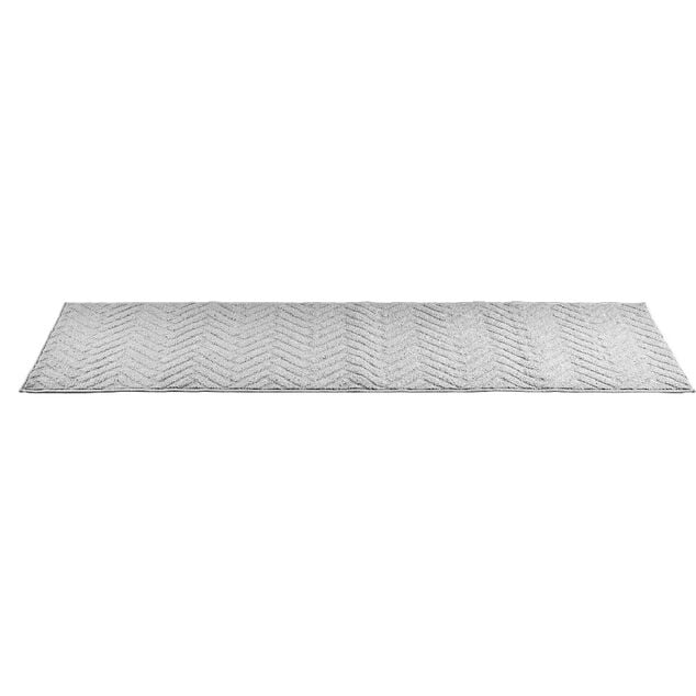 Tapis de cuisine XXL uni gris 57x180 cm