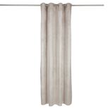 Rideau polyester 140x240cm effet velours taupe