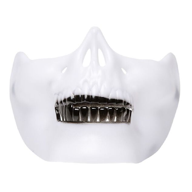 Demi masque de squelette en plastique