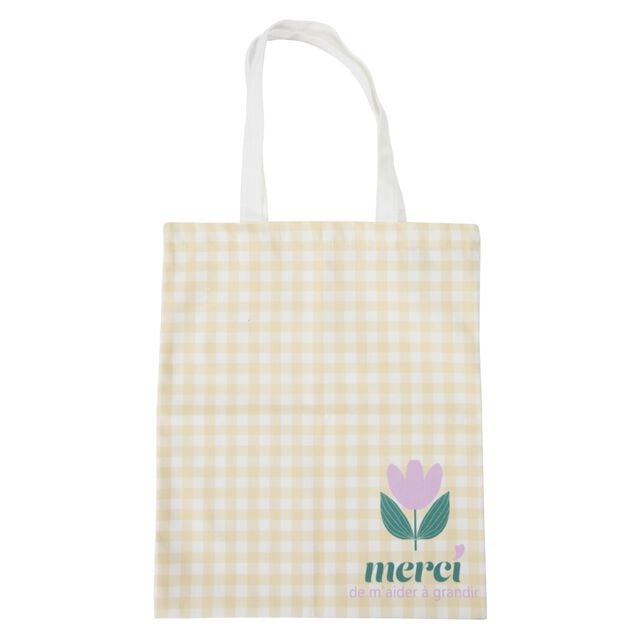Tote bag remerciement polycoton 34x40cm (3 mod&egrave;les)